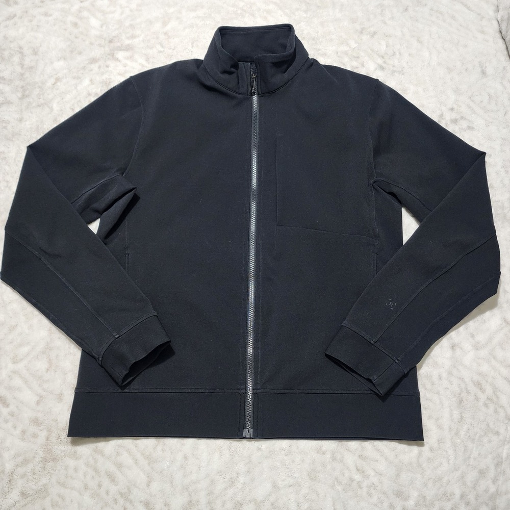 Lululemon Men's Sojourn Jacket  Size L  Black  Full Zip sporty casual